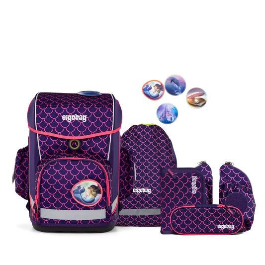 Ergonomiska mugursoma skolas soma bērniem ergobag cubo light