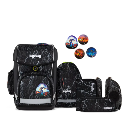 Ergonomiska mugursoma skolas soma bērniem ergobag cubo light