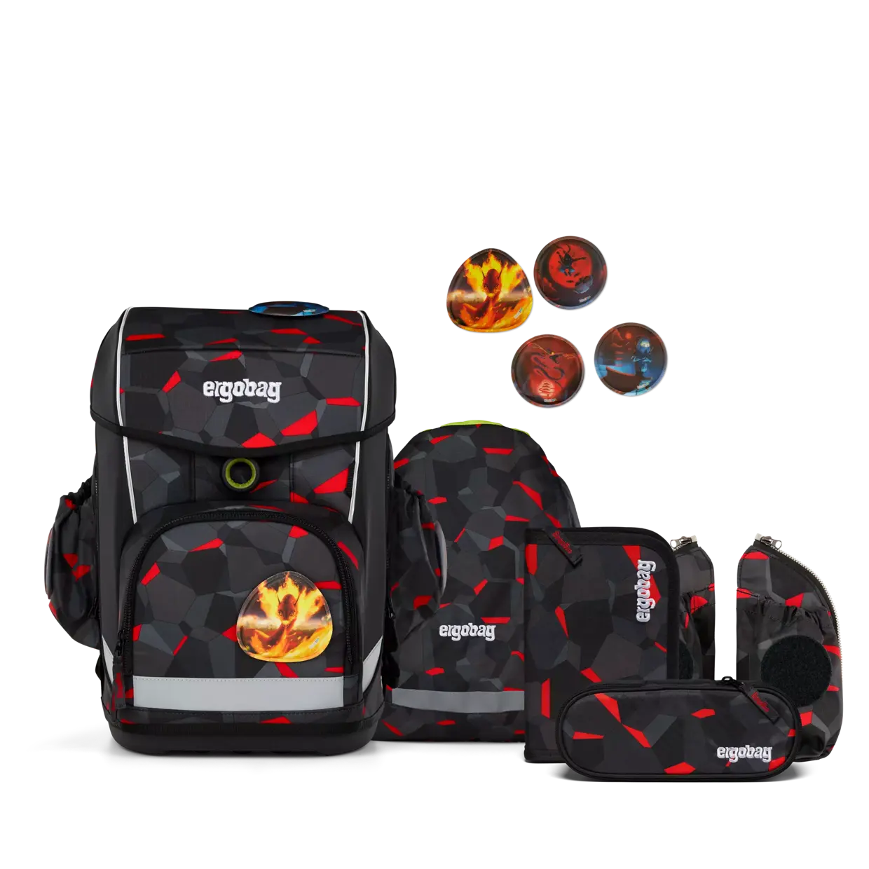 Ergonomiska mugursoma skolas soma bērniem ergobag cubo light