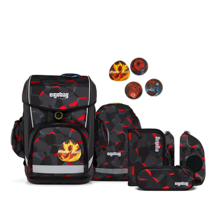 Ergonomiska mugursoma skolas soma bērniem ergobag cubo light
