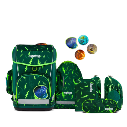 Ergonomiska mugursoma skolas soma bērniem ergobag cubo light