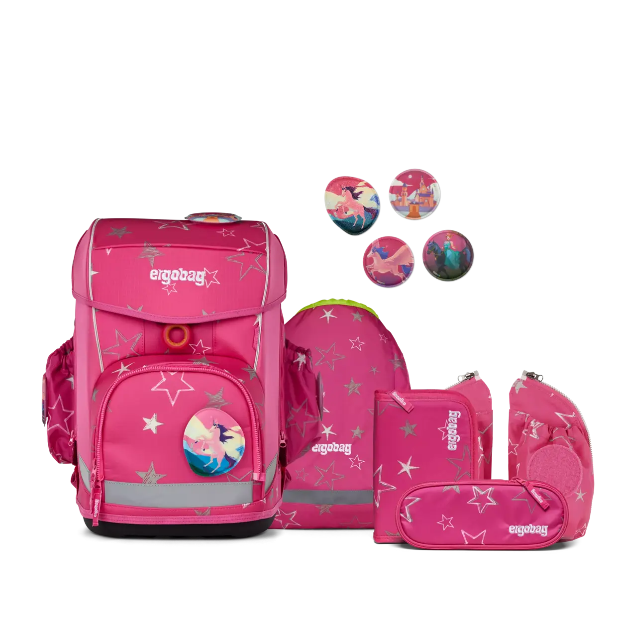 Ergonomiska mugursoma skolas soma bērniem ergobag cubo light