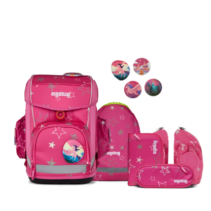 Ergonomiska mugursoma skolas soma bērniem ergobag cubo light
