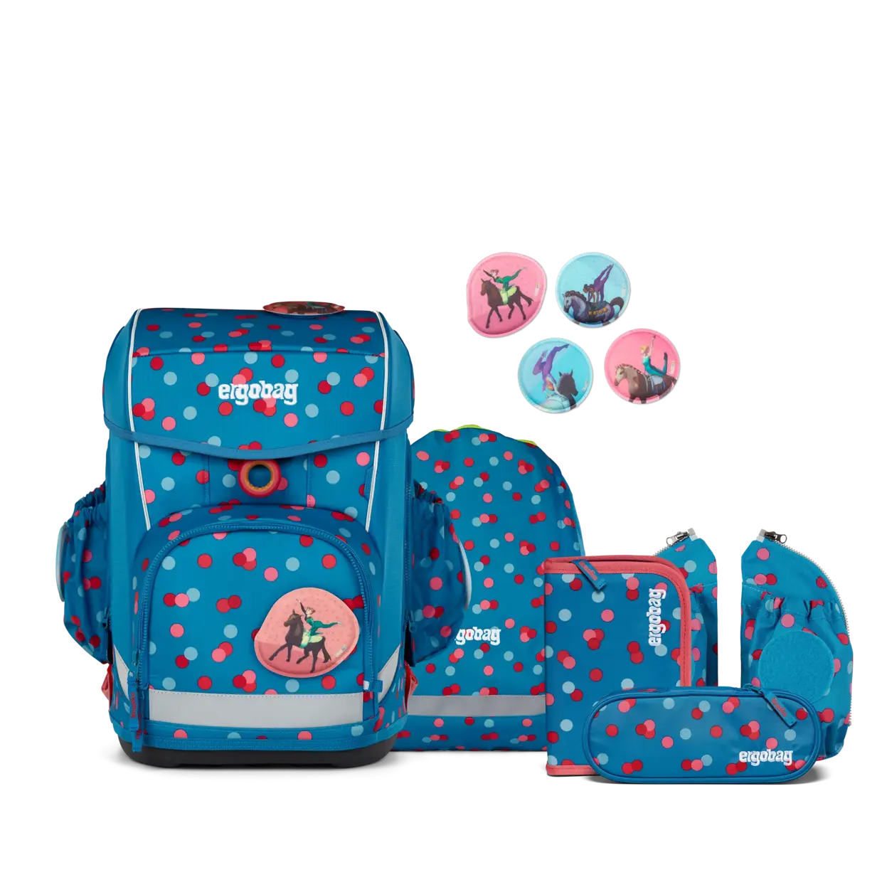 Ergonomiska mugursoma skolas soma bērniem ergobag cubo light