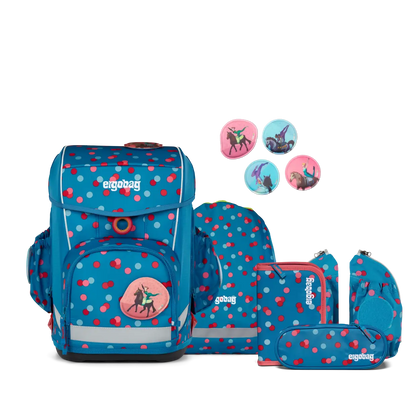 Ergonomiska mugursoma skolas soma bērniem ergobag cubo light
