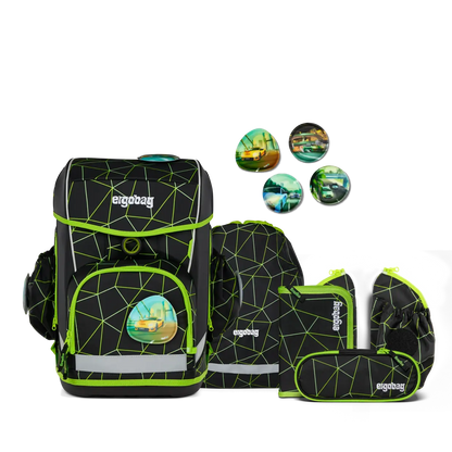 Ergonomiska mugursoma skolas soma bērniem ergobag cubo light