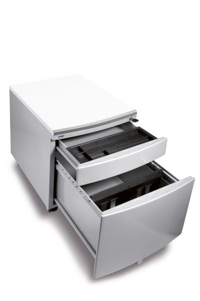 Mayer gray metal container