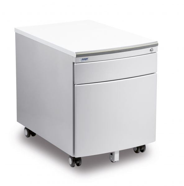 Mayer gray metal container
