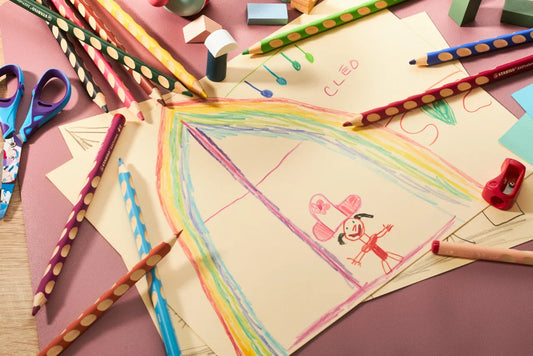 Stabilo ergonomiskie krāsu zīmuļi EASYcolors 6 smartkids.lv